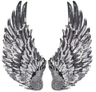 sequin wings