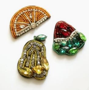 Handmake Rhinestone Patch
