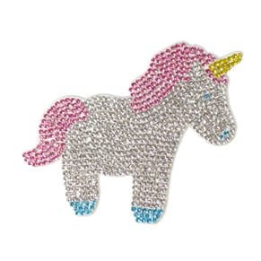 unicorn rhinestone patch