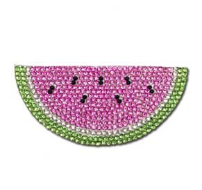 watermelon rhinestone patch