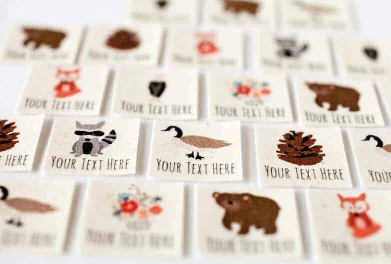 cotton print label