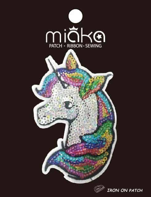 sequin patch with card