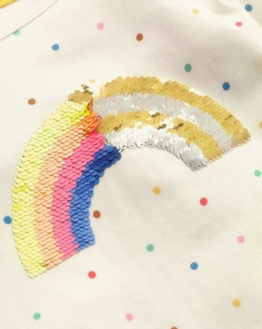 sequin rainbow patch