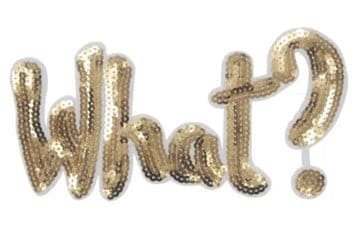 sew on sequin patch