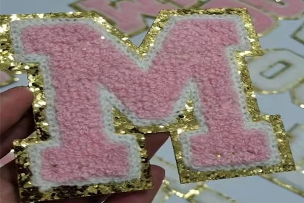 m chenille letter patches