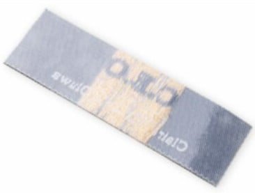 iron on woven label