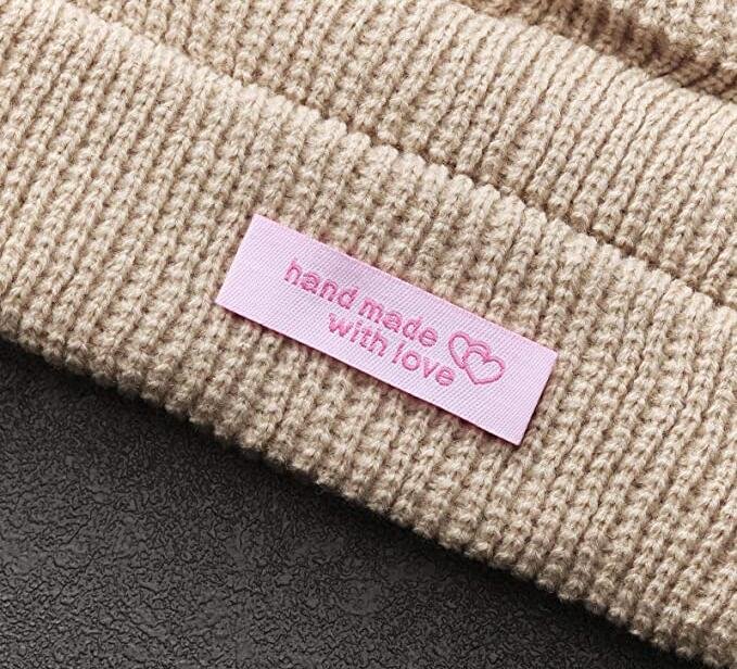 label on hat