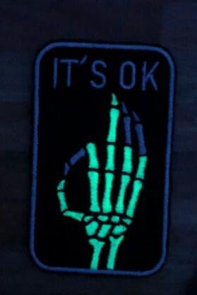 glow in the dark hand