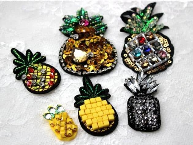 rhinestone pineapple patch