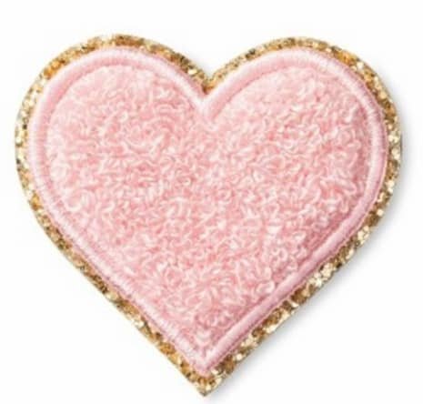 chenille heart patch