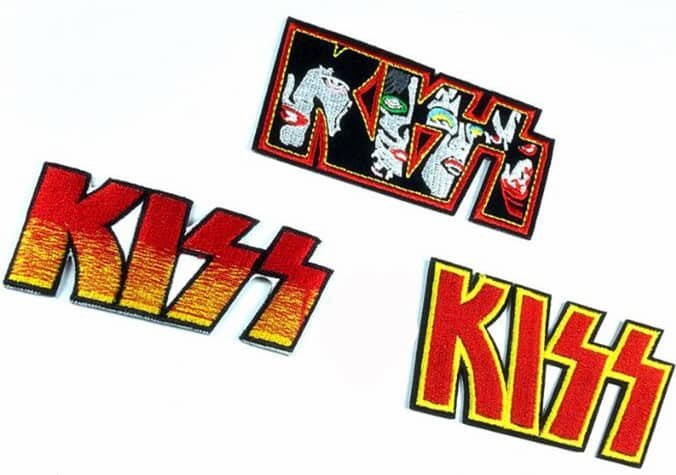 kiss logo patch