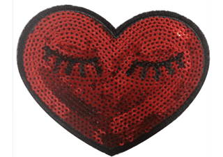 sequin smile patch