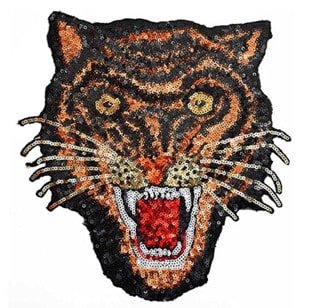 sequin tiger
