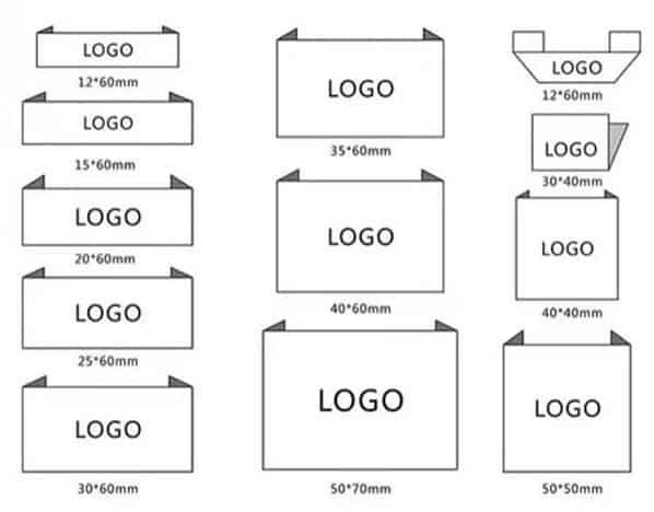 Understanding the Different Types of Clothing Label Sizes - Miakapatches