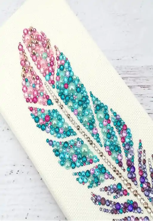 Rhinestones leave