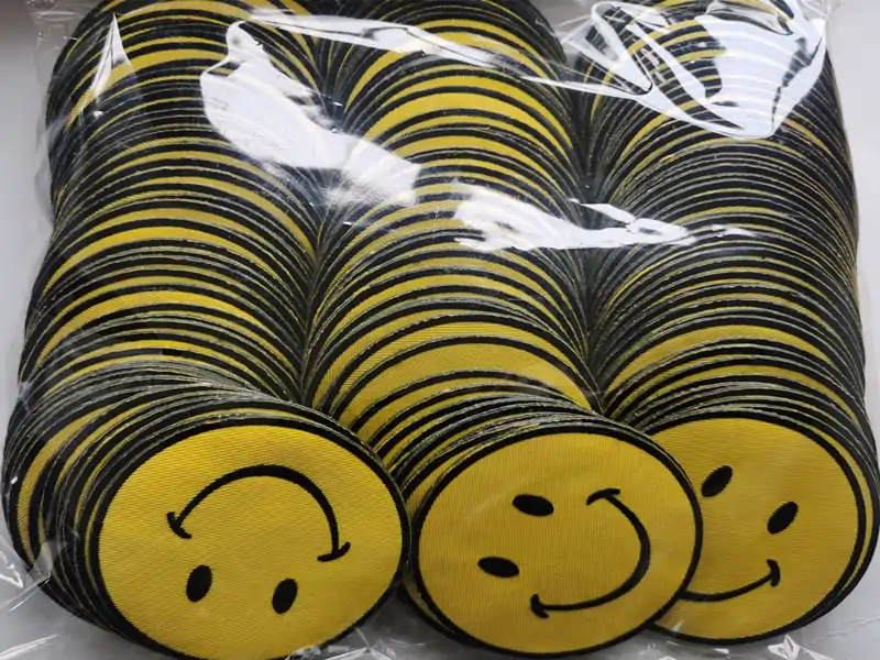 smile face patches