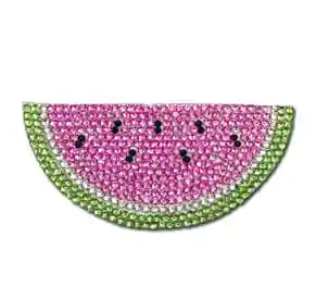 watermelon rhinestone patch