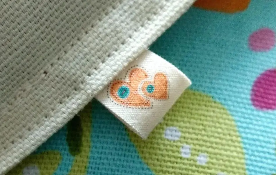 cotton fold label