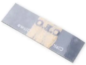 iron on woven label