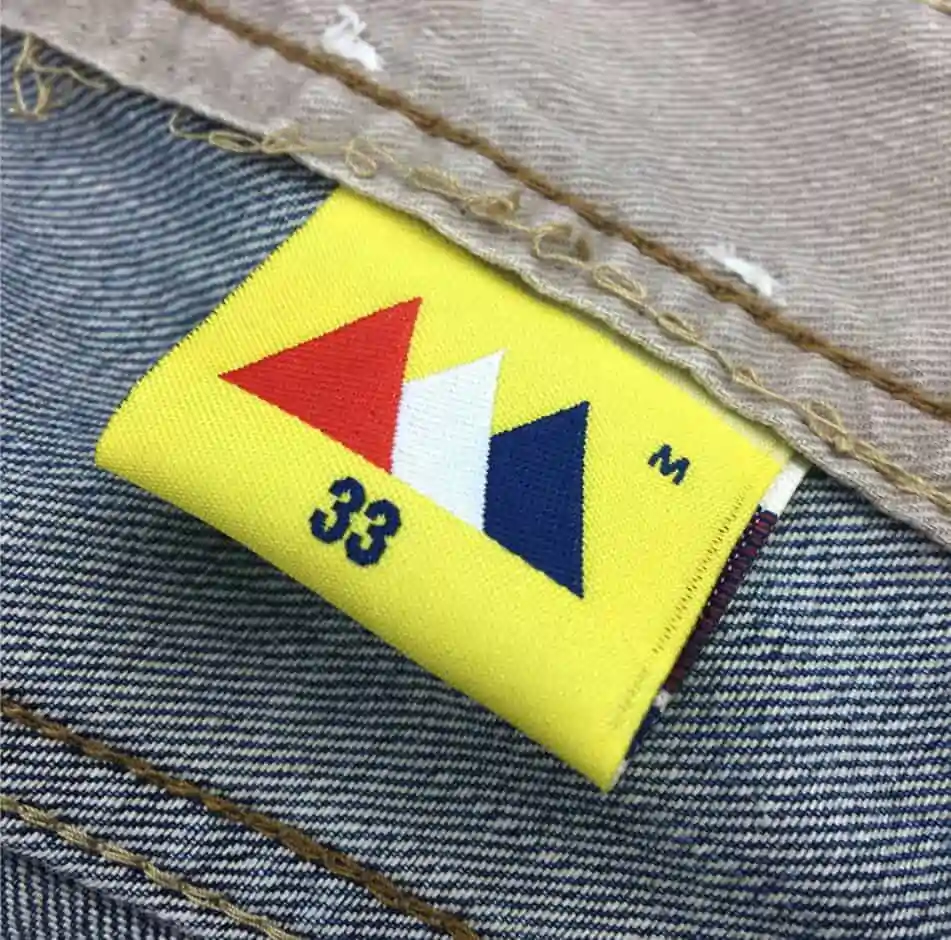 label in denim